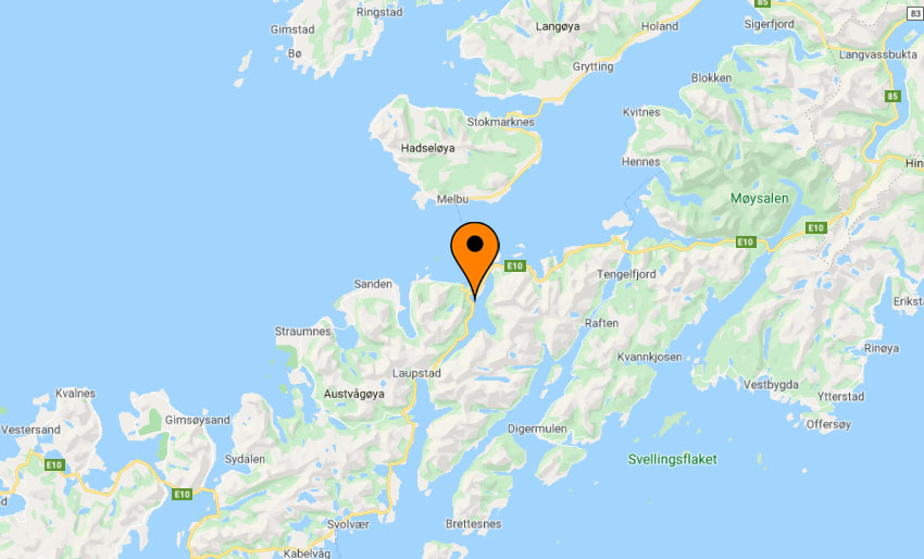 Dykkerulykke i Hadsel i Nordland
