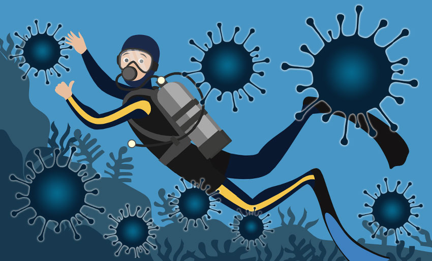 Siste nytt om dykking og koronaviruset