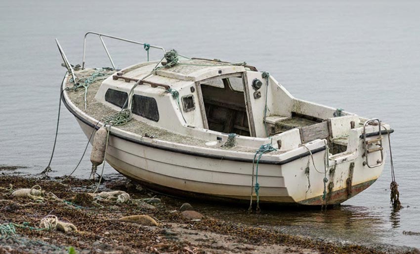 Vrakpant på kasserte fritidsbåter