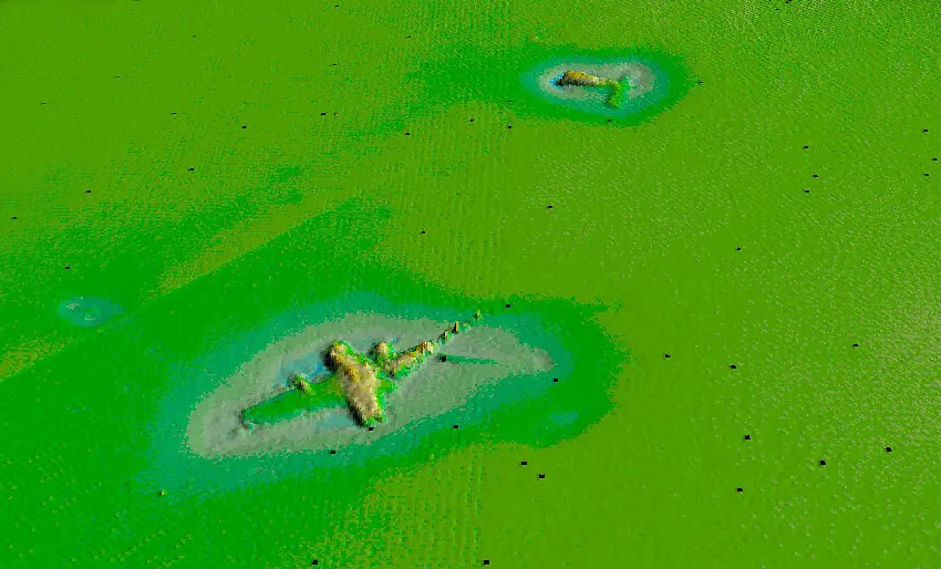 Fant flyvrak i Rigabukten