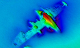 Tysk flyvrak på Svalbard