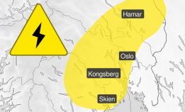 Farevarsel: Mye lyn i ettermiddag