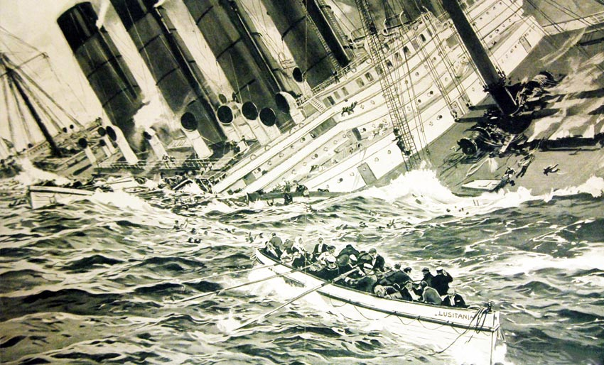 Derfor ble RMS Lusitania senket