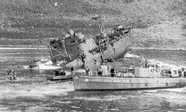 Senket i luftangrep: Minenräumschiff 26