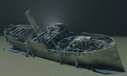 Se 3D-modell av D/S Torgtind