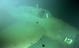 Unike bilder av flyvrak i California